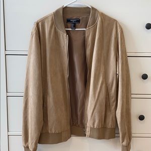 Men’s Forever 21 Velvet Bomber